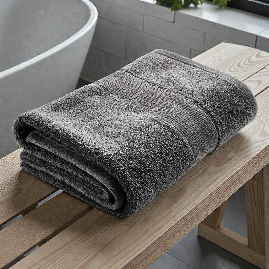 Bamboo Fiber Antimicrobial Bath Towel - Silky Soft for Sensitive Skin
