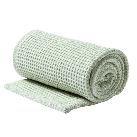 Quick-Dry Waffle Weave Bath Towel - Lightweight & Breathable